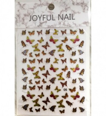 Sticker nail art - papillon II