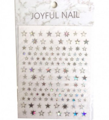 Nail art sticker stars...