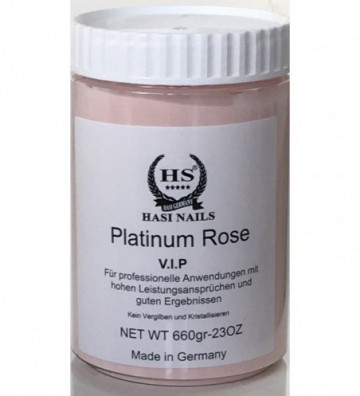 Bột acrylic hoa hồng bạch kim